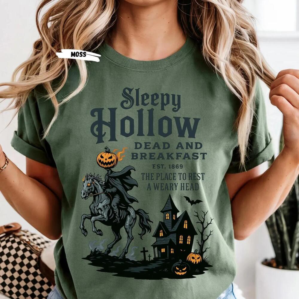 Sleepy Hollow Halloween Shirt S Gothic Horror Tee